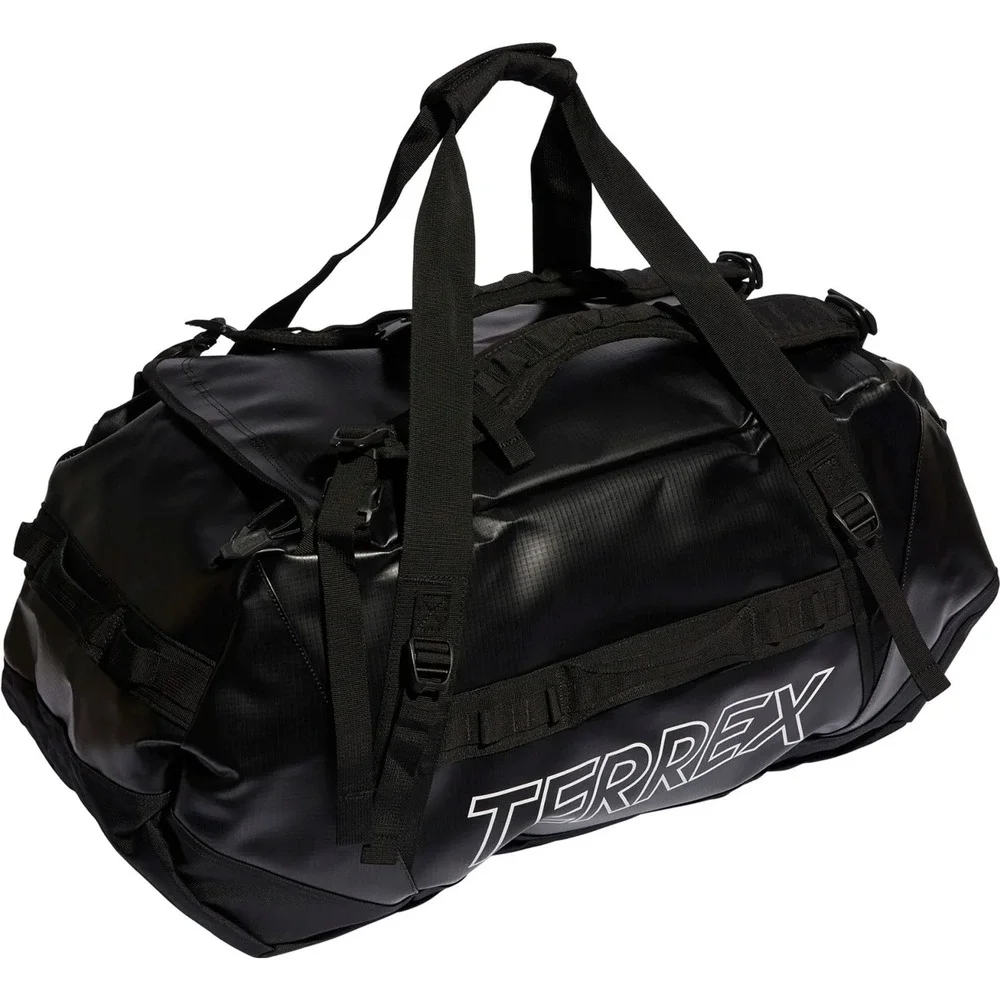 Adidas Terrex RAIN.RDY Expedition Duffel Bag 100L Black CORDURA IC5652